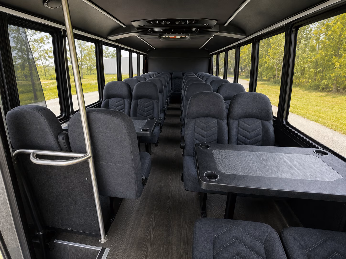 kissimmee 18 passenger minibus inside