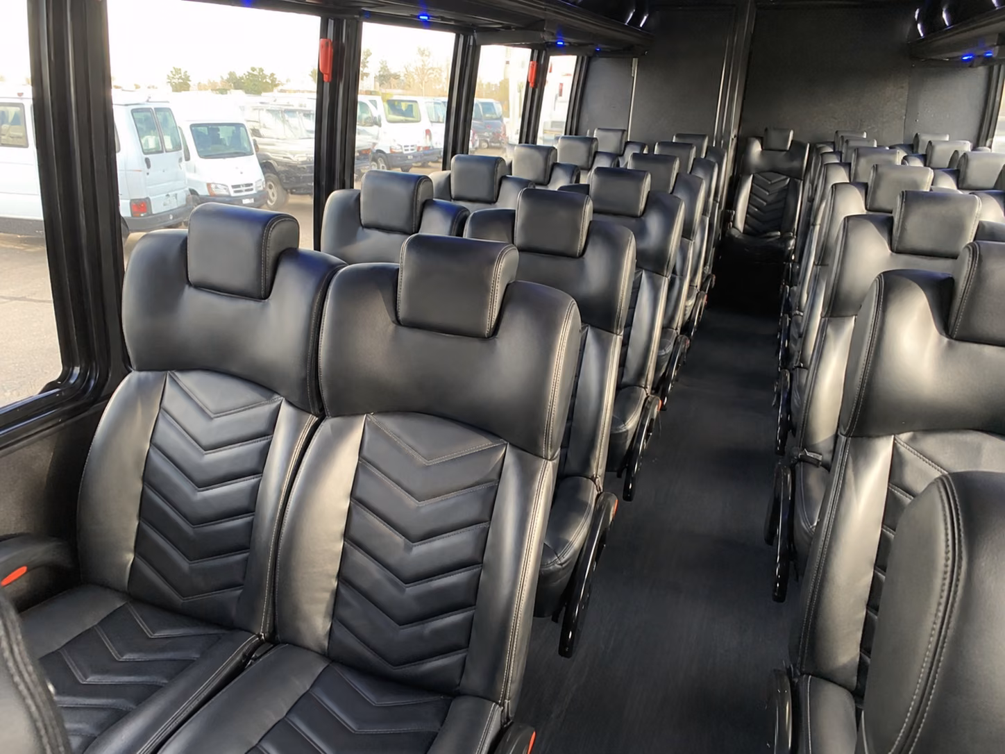 kissimmee 18 passenger minibus interior