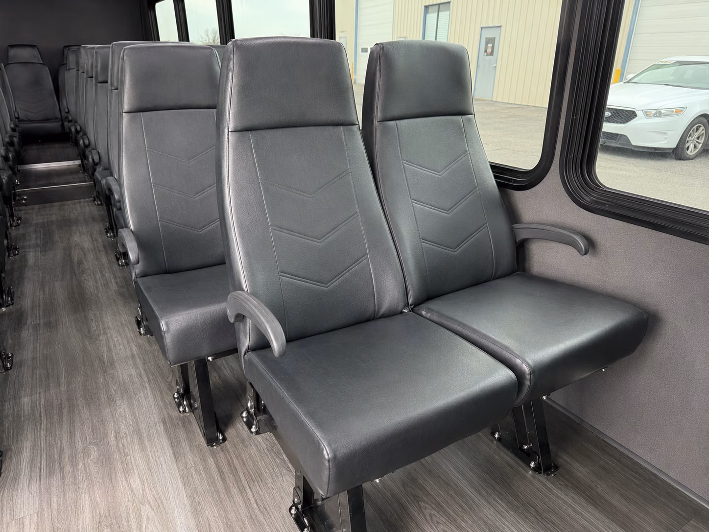 kissimmee 20 passenger minibus inside