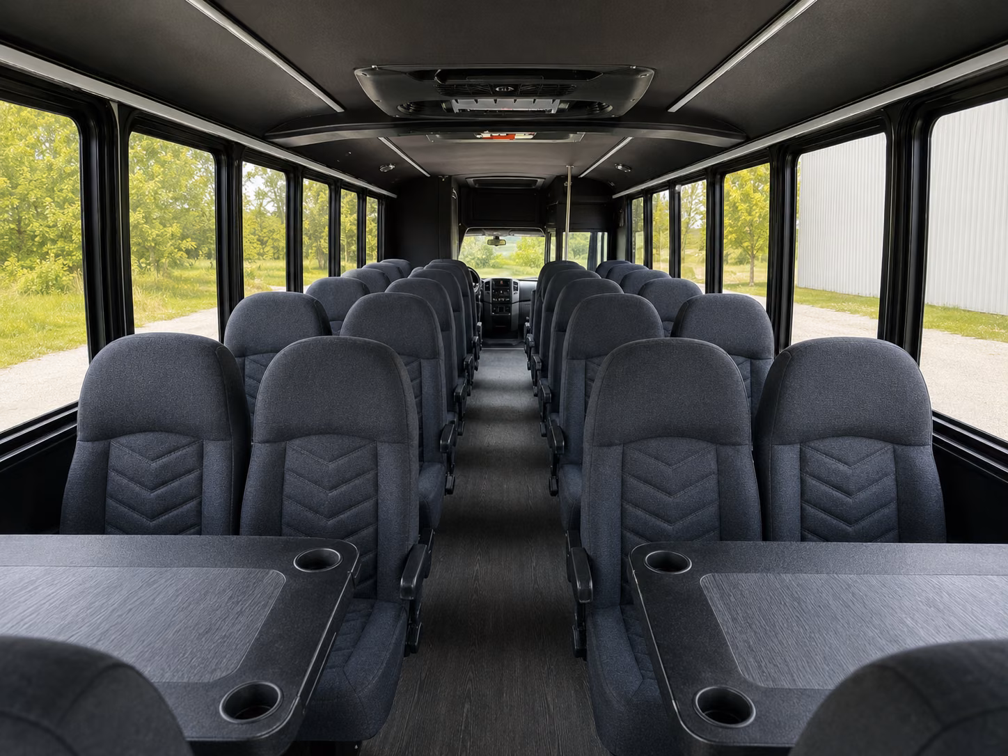 kissimmee 20 passenger minibus interior