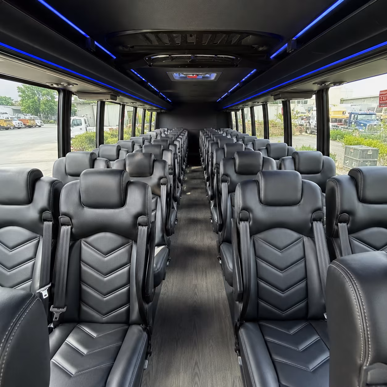 kissimmee 30 passenger minibus inside