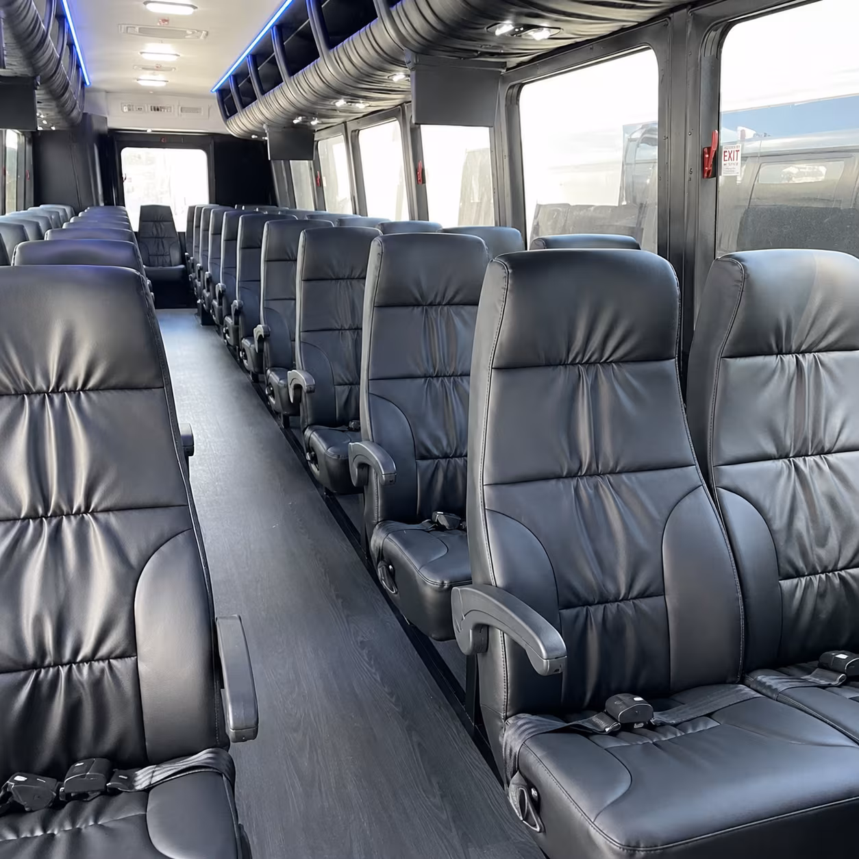 kissimmee 30 passenger minibus interior