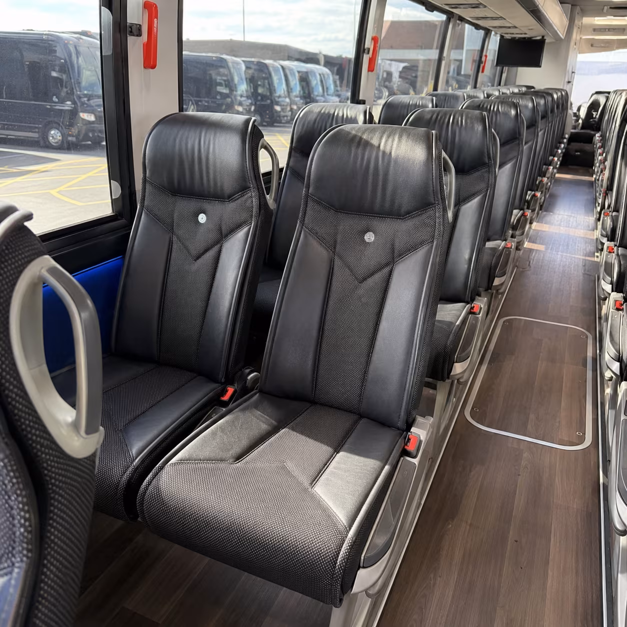 kissimmee 40 passenger charter bus interior