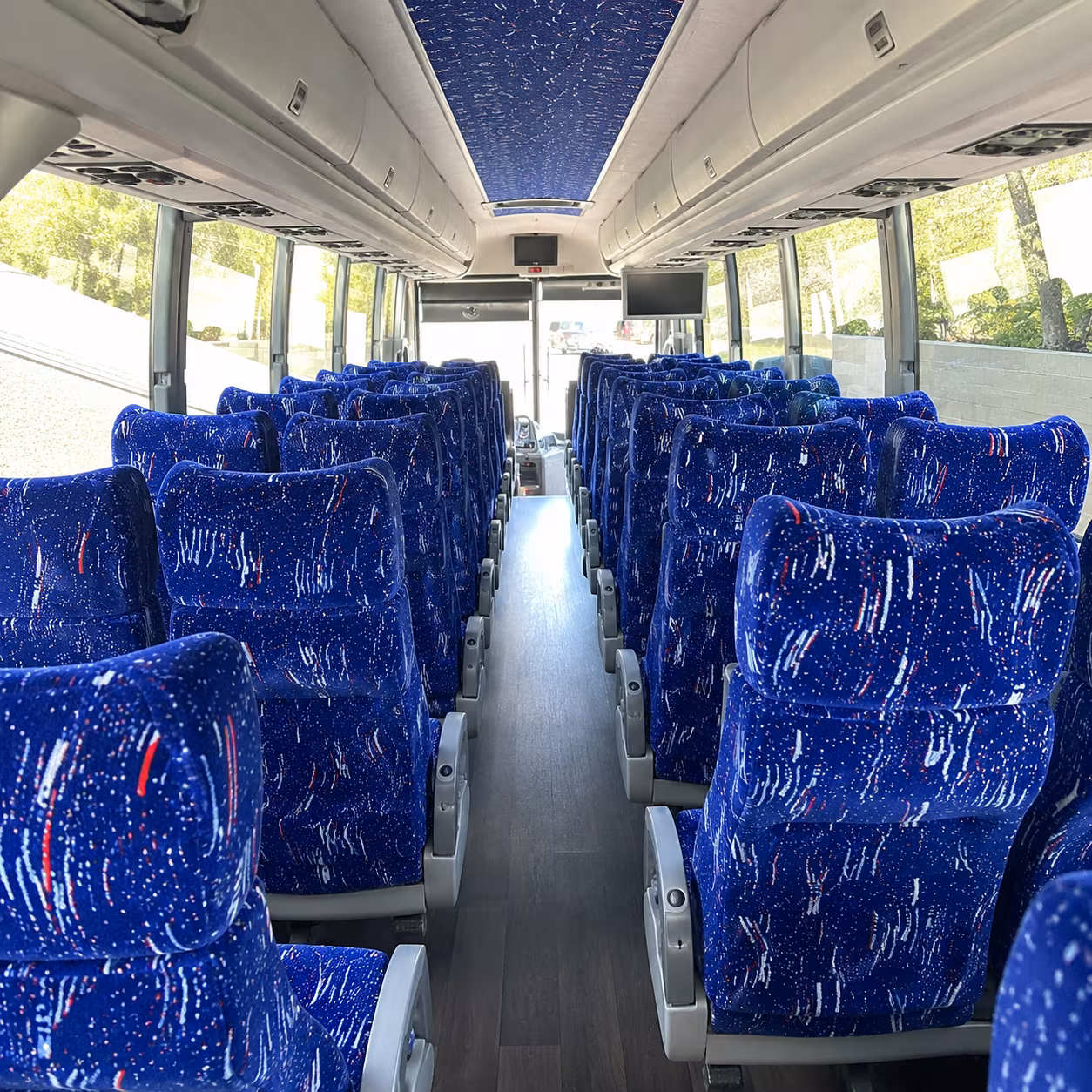 kissimmee 50 passenger charter bus interior
