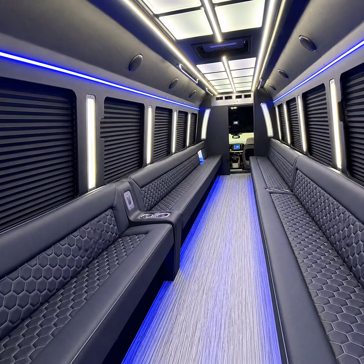 kissimmee party bus interior